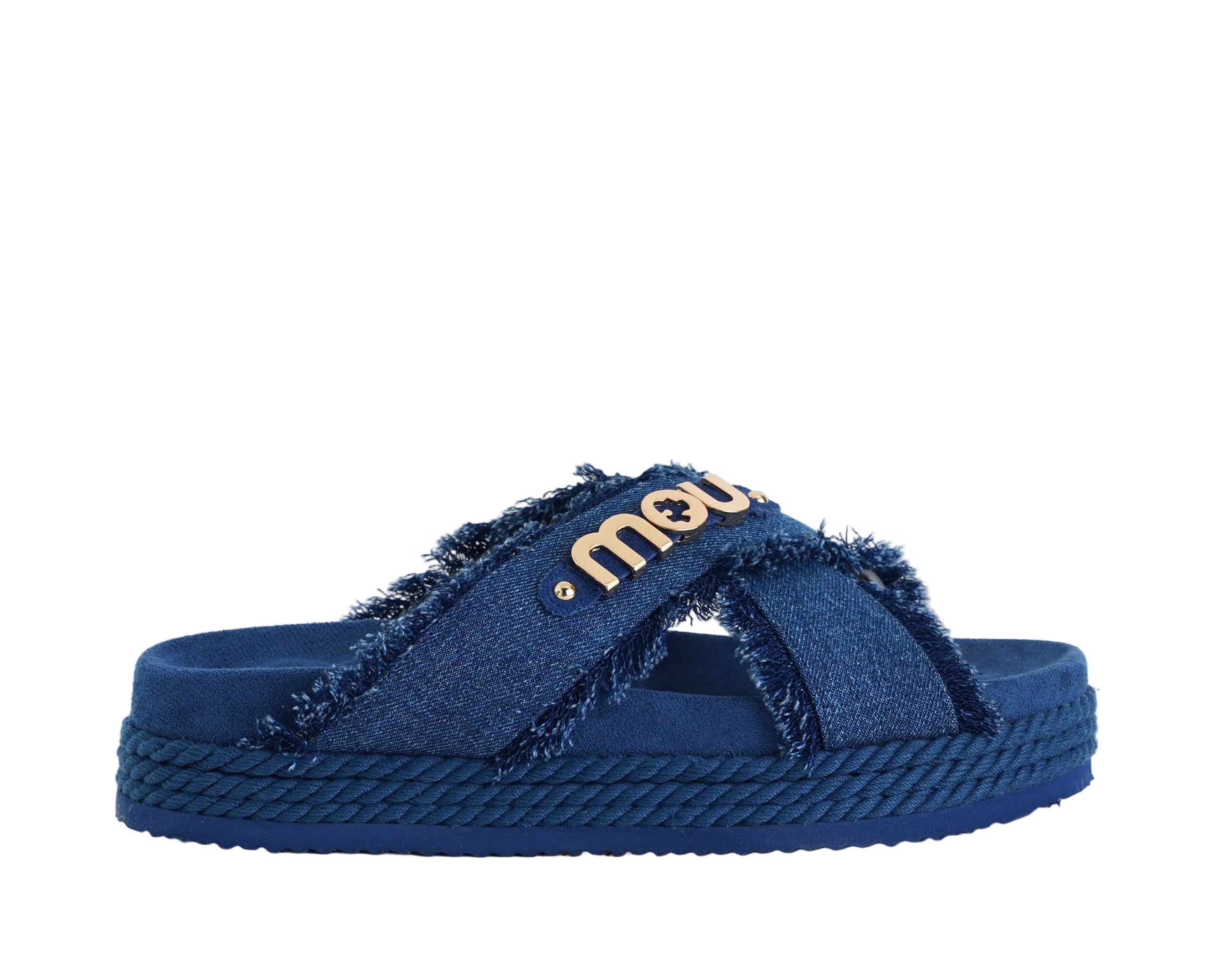 Sandalo Mou Criss-Cross Sandal Denim MU.SW451004K Donna