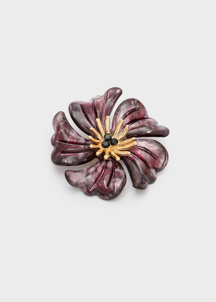 Spilla NALI' Flower DUSL0003 Viola Donna