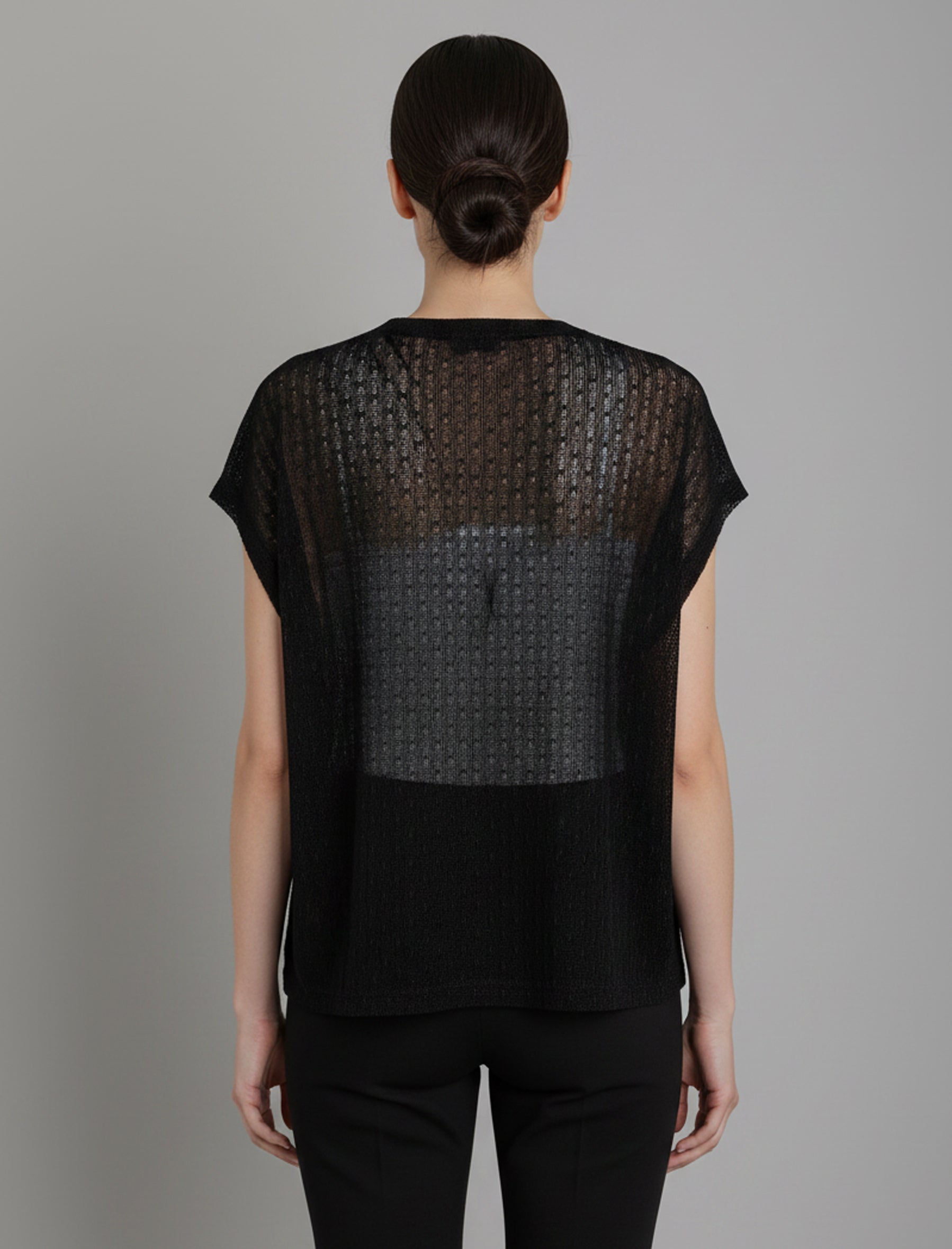 Maglia in lurex Anonyme K46SB301 Black