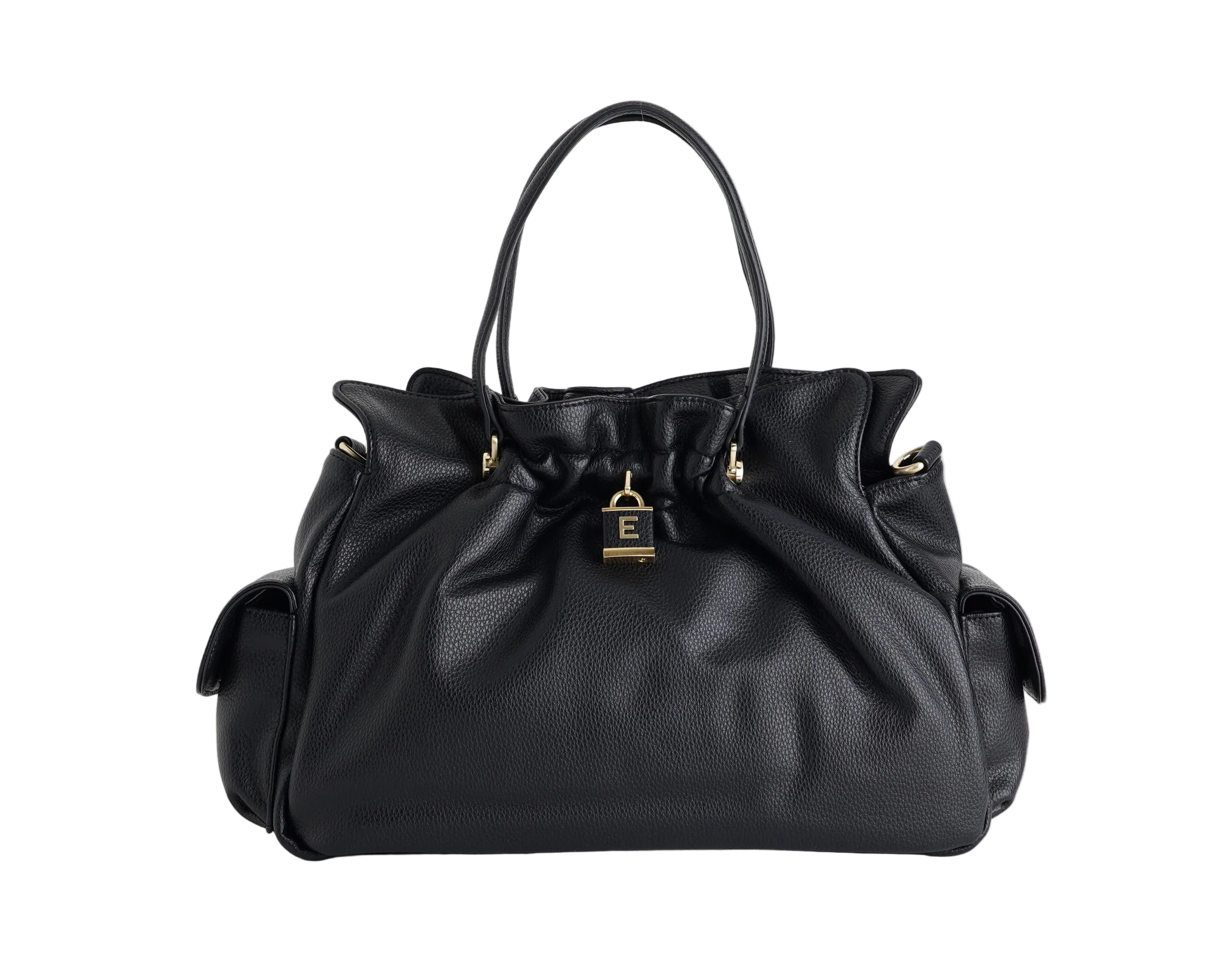Borsa Large Doppi Manici Ermanno Firenze New Octavia 12402292 Nero Donna