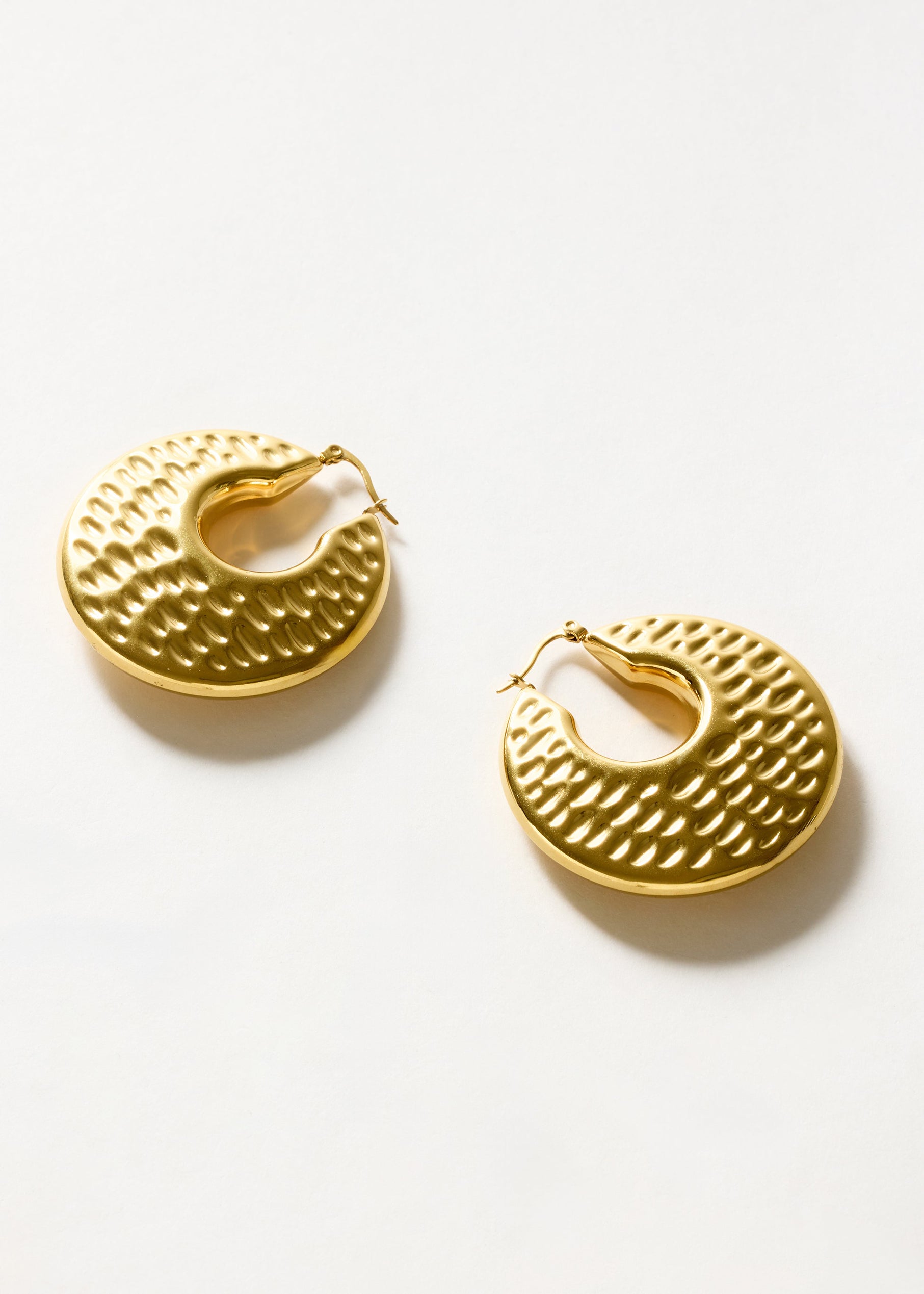 Orecchini Cerchi Over Lavorati Nali' YAOR0023 Oro Donna