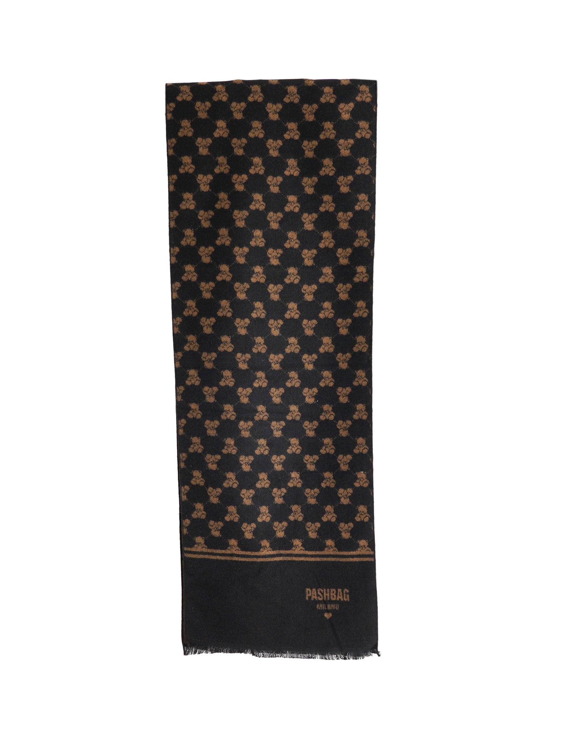 Sciarpa PASHBAG 18440-000-W5S Marrone/Nero Donna