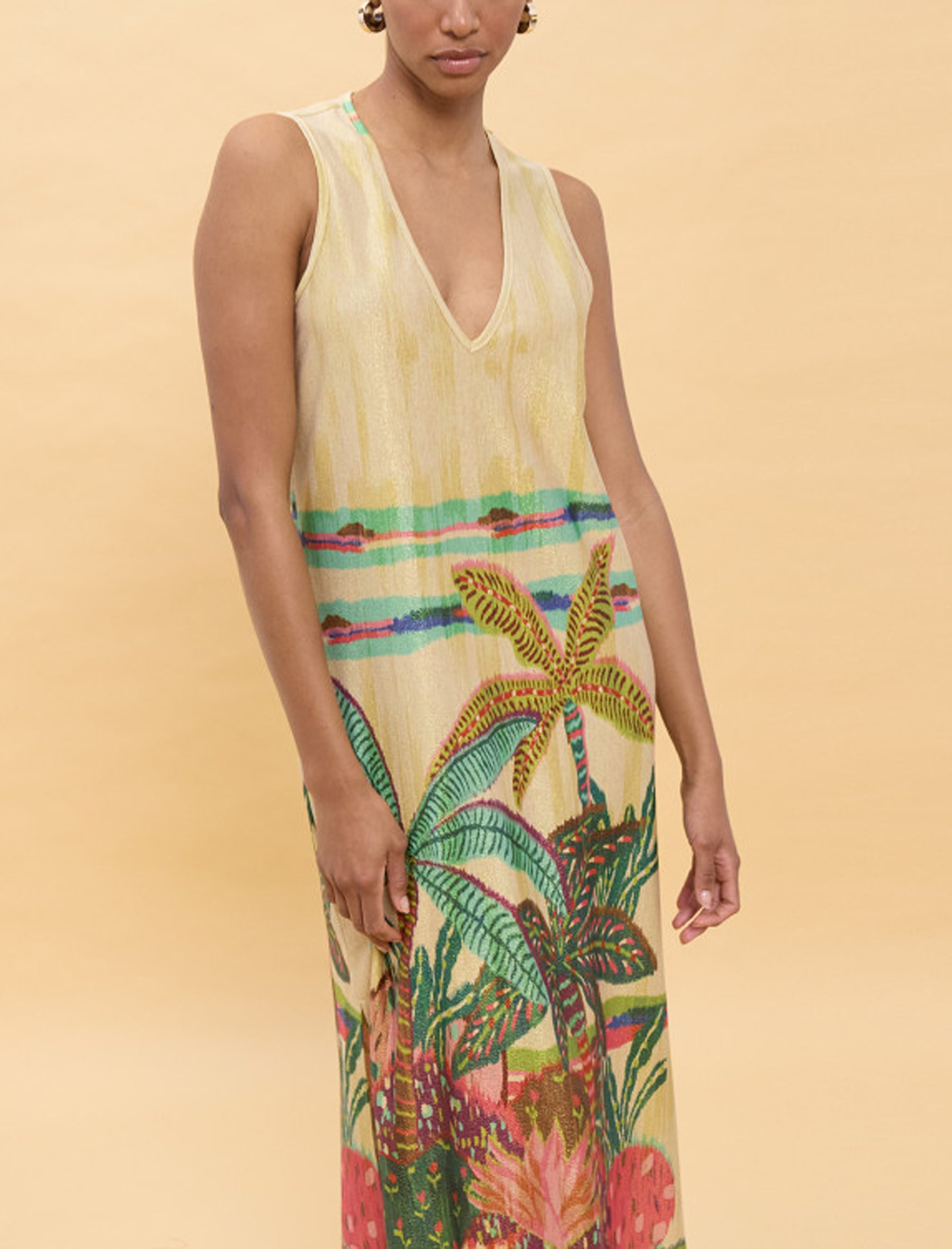 Abito elegante Lola Casademunt LS2616038 Ecru-Multicolor