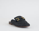 Sabot donna EXE EX2392-1AM nero in similpelle e raffia, suola sintetica
