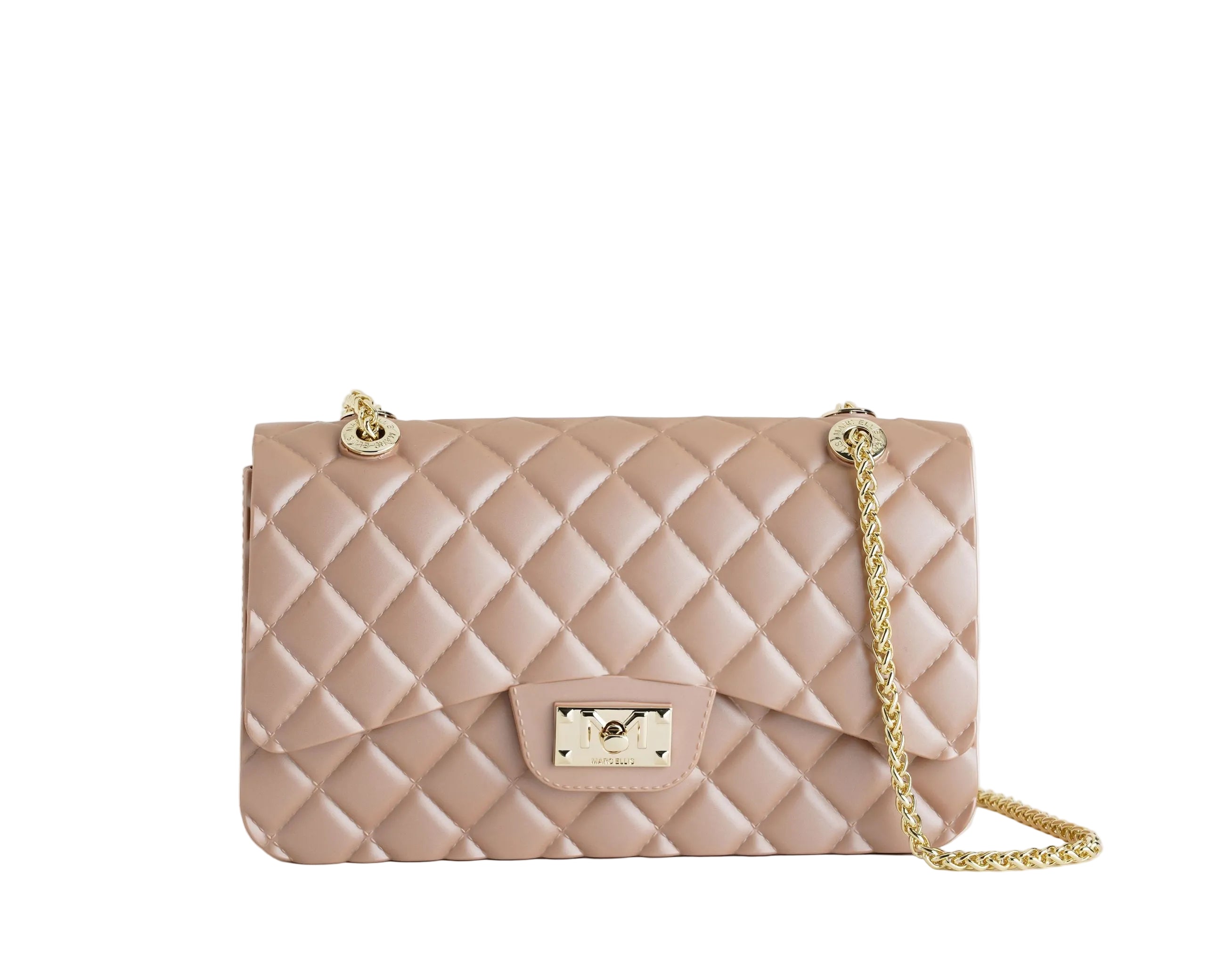 Borsa a tracolla Marc Ellis Flat Falcon M 26 Donna Moka Mousse - Vista frontale