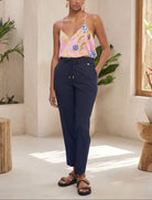 Jogger con cerniere Lola Casademunt LS2614048 Navy