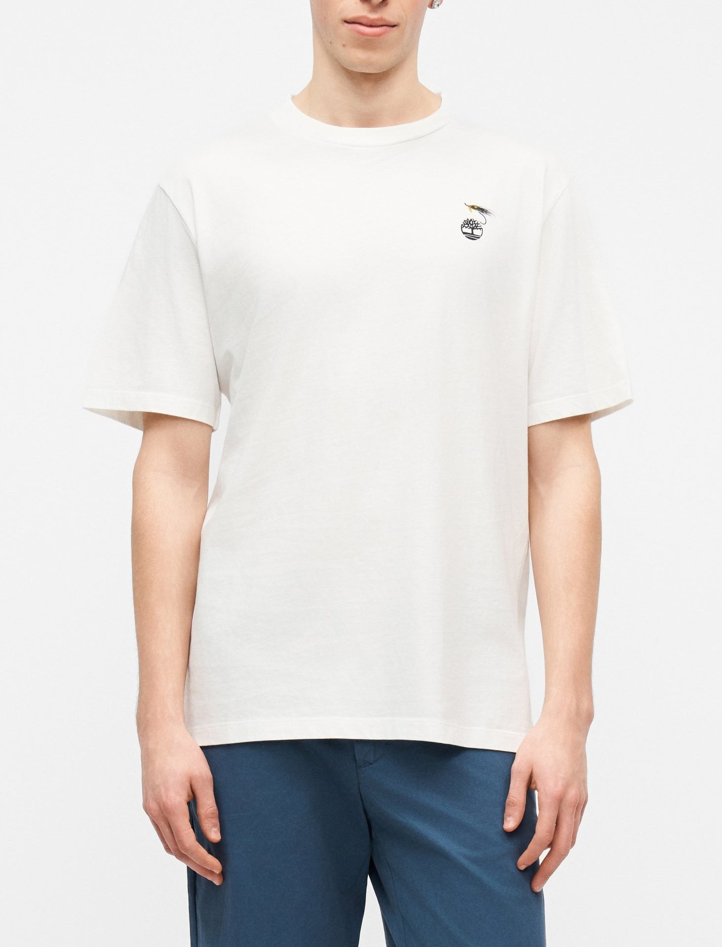 T-Shirt Timberland Slogan Tee TB0A5M841001 White Uomo