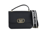 Borsa a tracolla Marc Ellis Flat Ear 26 Donna Black Light Gold - Vista frontale