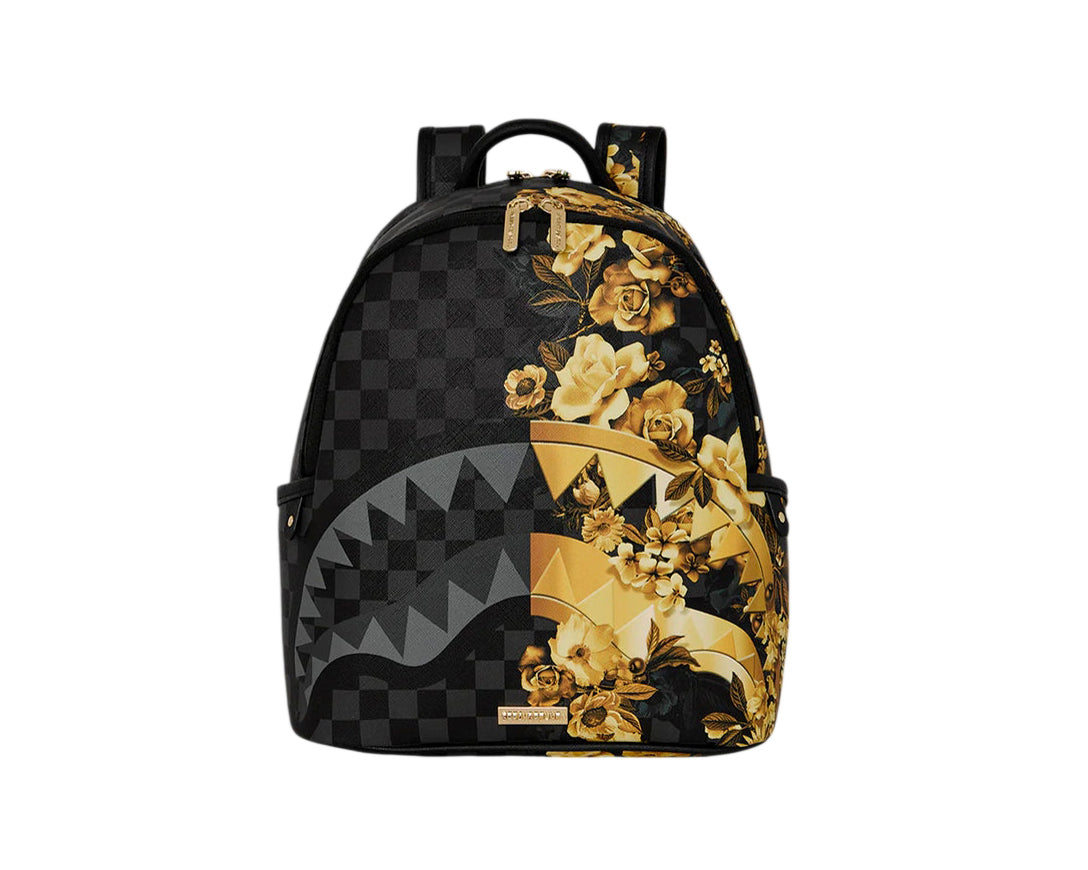 Sprayground Gold Floral Remix Savage Backpack 910B9003NSZ Multicolore