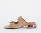 EXÈ Sandalo Summer-871 fibbie strass beige donna - art. SUMMER-871