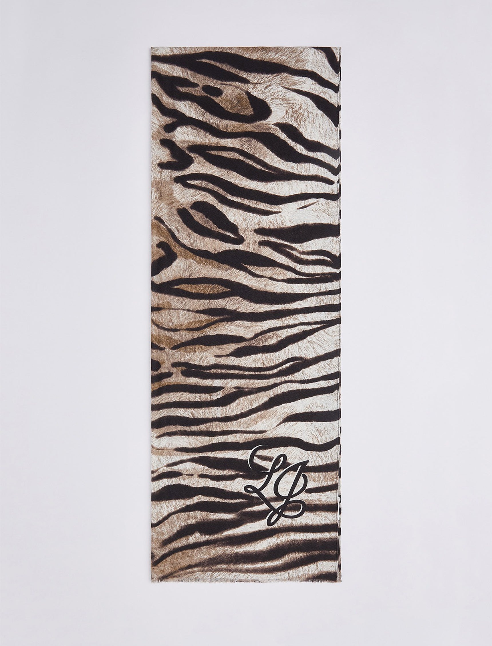 Stola Animalier Zebrata Liu Jo 2F6067 T2745 Cammello