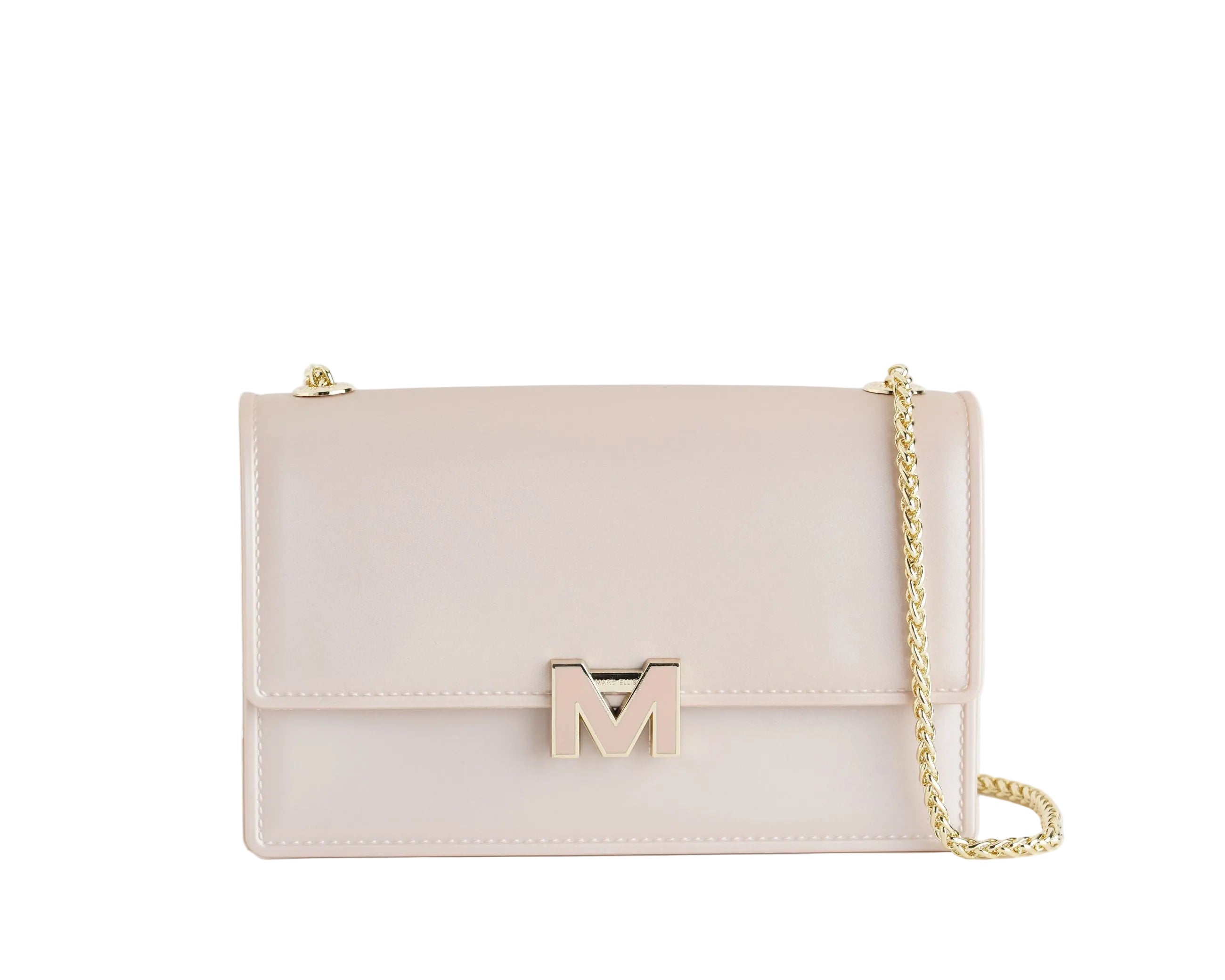 Borsa a spalla Marc Ellis Supermee M Light Tan – Vista frontale