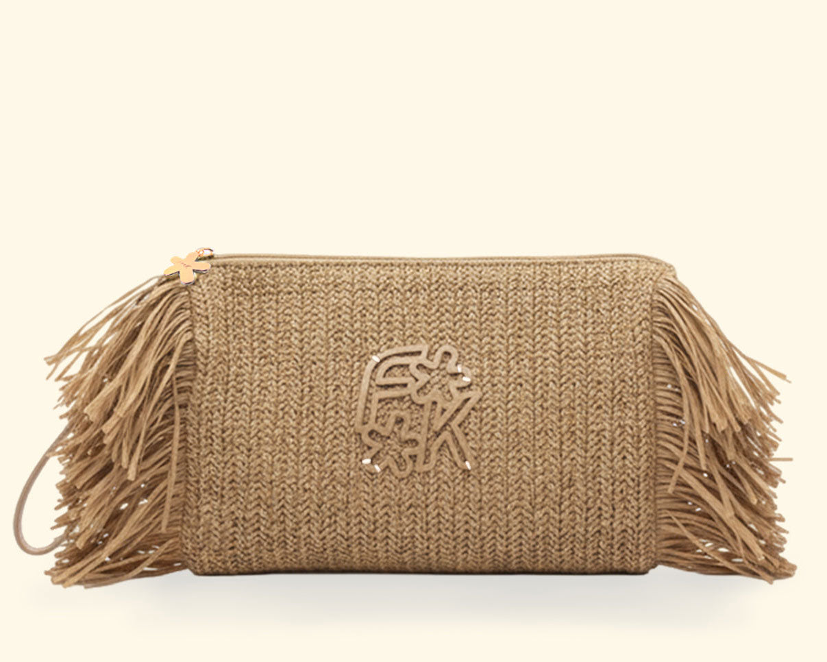 Borsa mare in paglia F*k FA26-SW0050BG Donna