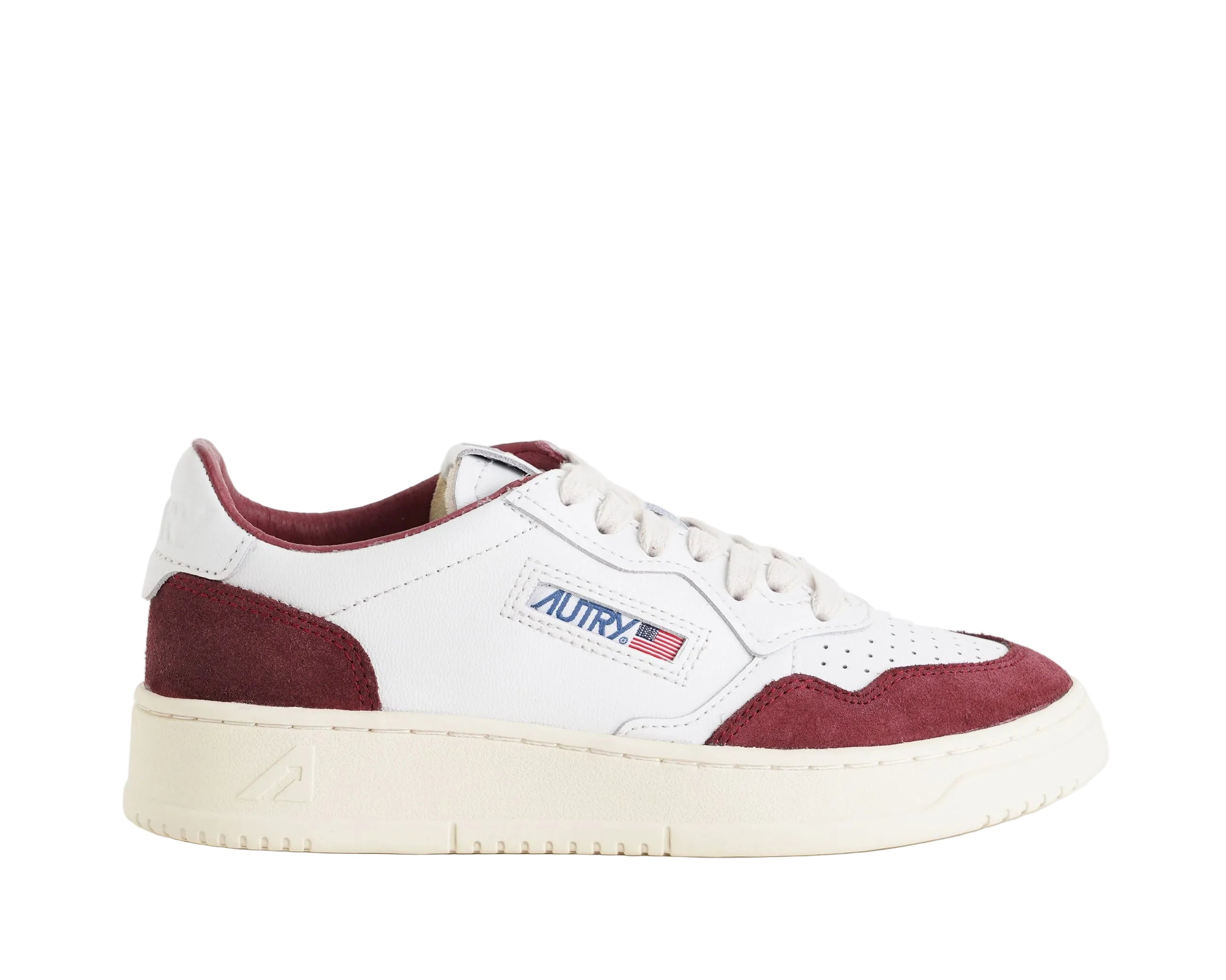 Sneakers Autry AULW FT20 Bianco/Borgogna