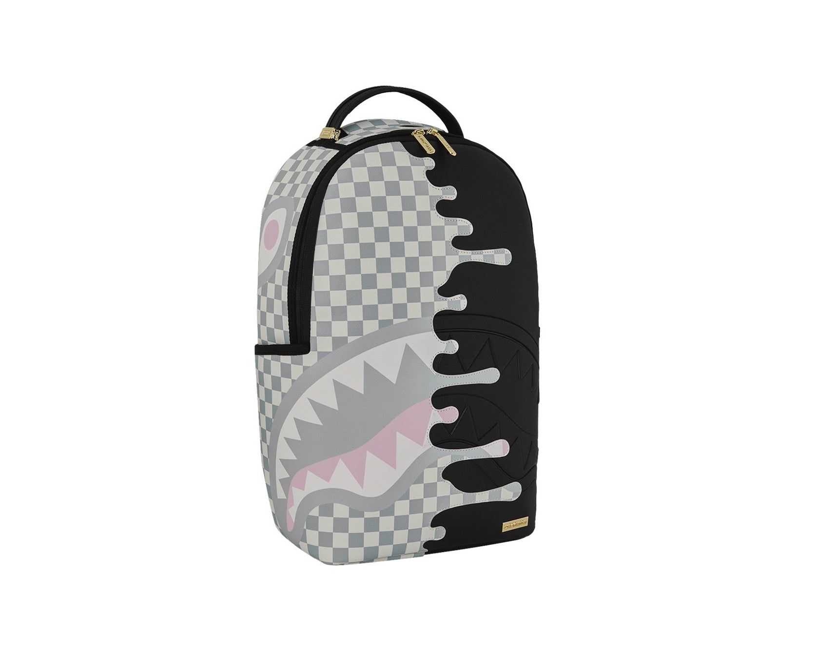 Sprayground Cream Check Unfinished Shark DLXSV Backpack 910B8758NSZ SPRAYGROUND Multicolore