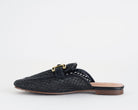 Sabot donna EXE EX2392-1AM nero in similpelle e raffia, suola sintetica