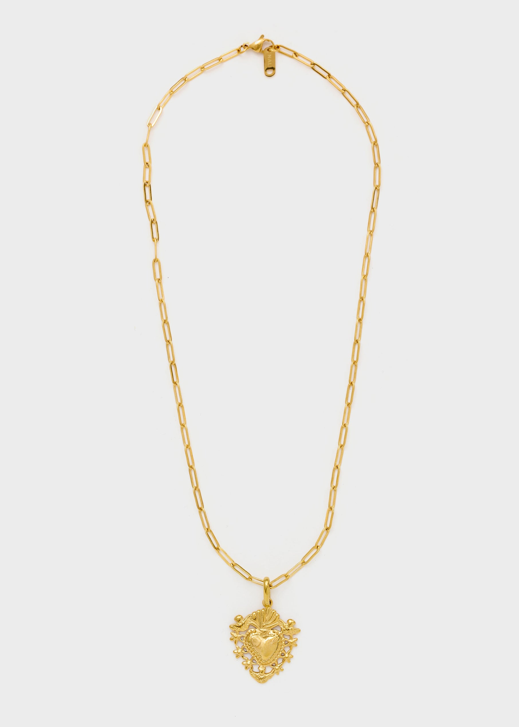 Collana Pendente Cuore Sacro Nali' MECL0238 Oro Donna