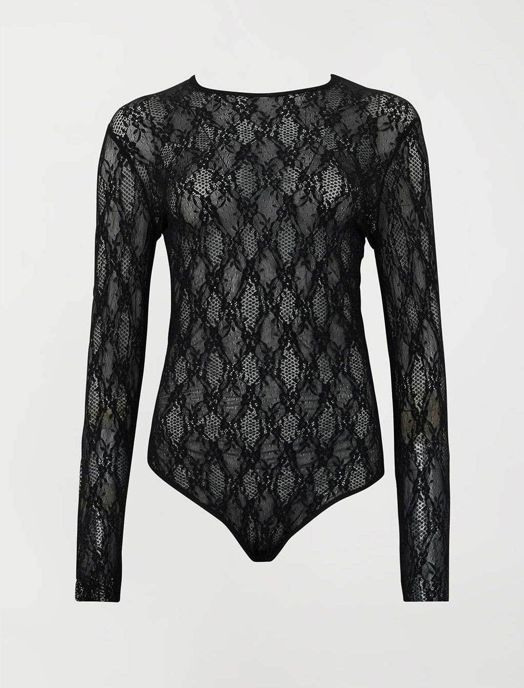 Body in pizzo Twinset 262LI2NEE Nero Donna