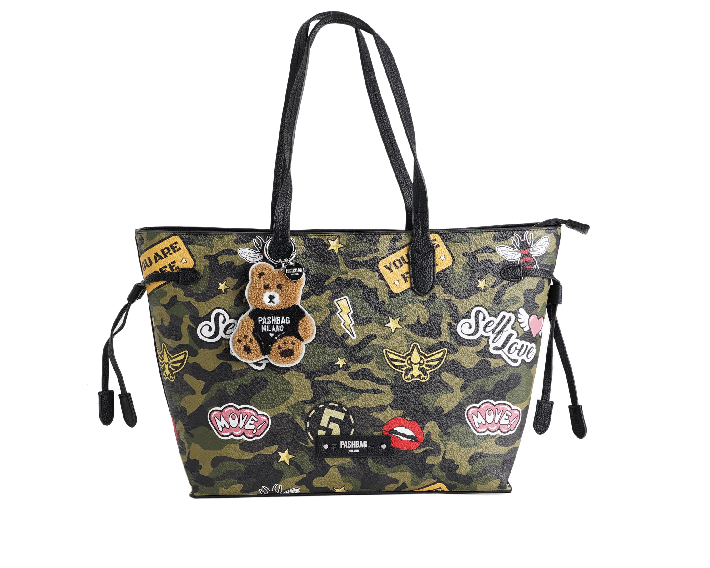 Borsa a spalla PASH BAG mod.Matila 18700-CAR-W5B-P Multicolore Donna