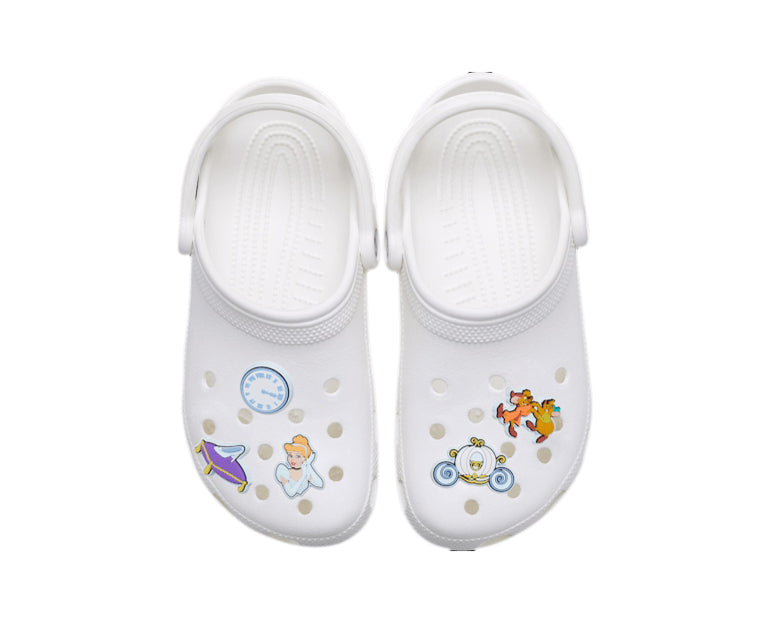 Jibbitz Crocs Disney Cinderella 5 Pack CR.4971 JIB multicolore - Charm Cenerentola accessori scarpe Crocs unisex