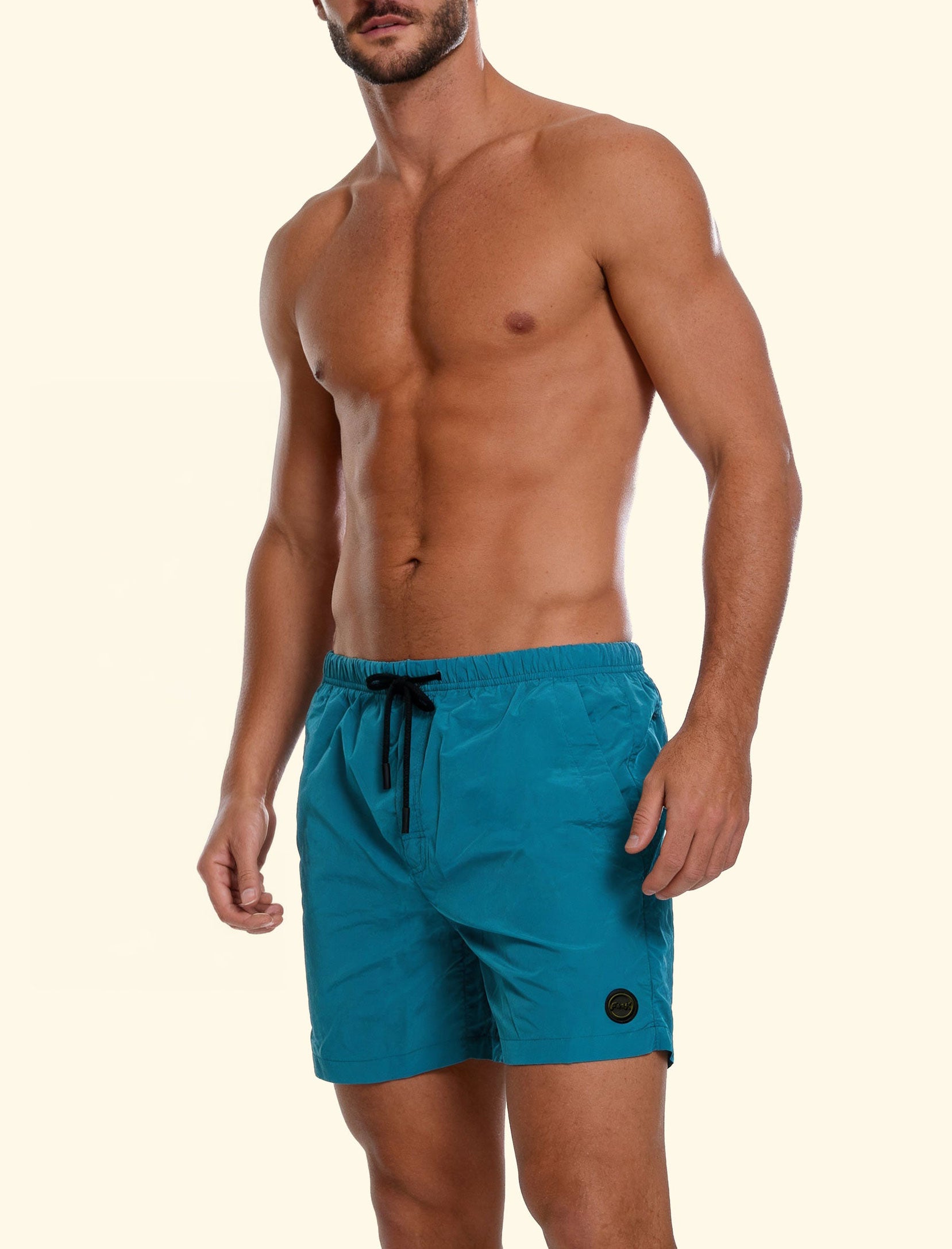 Pantaloncini da bagno F*K FK26-SM5007PT Petrolio Uomo