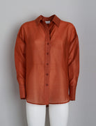 Camicia Anonyme Tencel Summer Shirt P26SB238 Brick