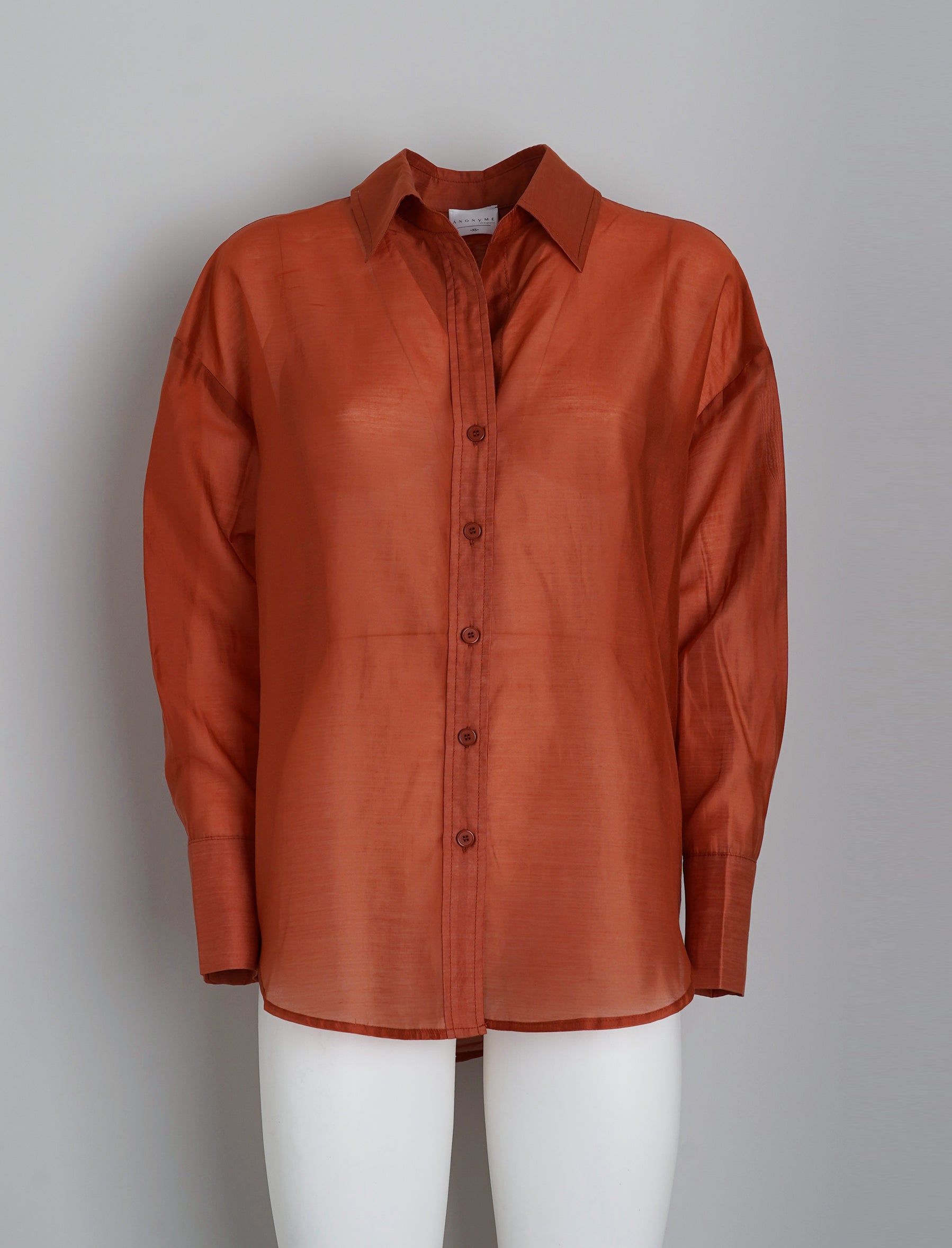 Camicia Anonyme Tencel Summer Shirt P26SB238 Brick