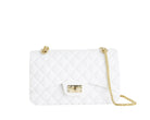 Borsa a tracolla Marc Ellis Flat Falcon M 26 Donna Milk Matt Gold - Vista frontale
