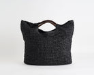 Borsa mare in paglia intrecciata Sundek AW825ABPA100 Black