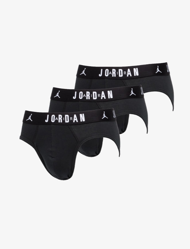 Jordan Flight Cotton Brief 3pk JM0743-023 – Set 3 slip uomo unisex in cotone nero