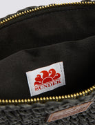 Mini Borsa in paper straw Sundek AW740ABPA100 Black