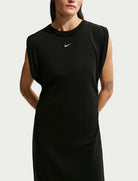 Nike Abito Oversize Sportswear Chill Terry IF0567-010 Black donna