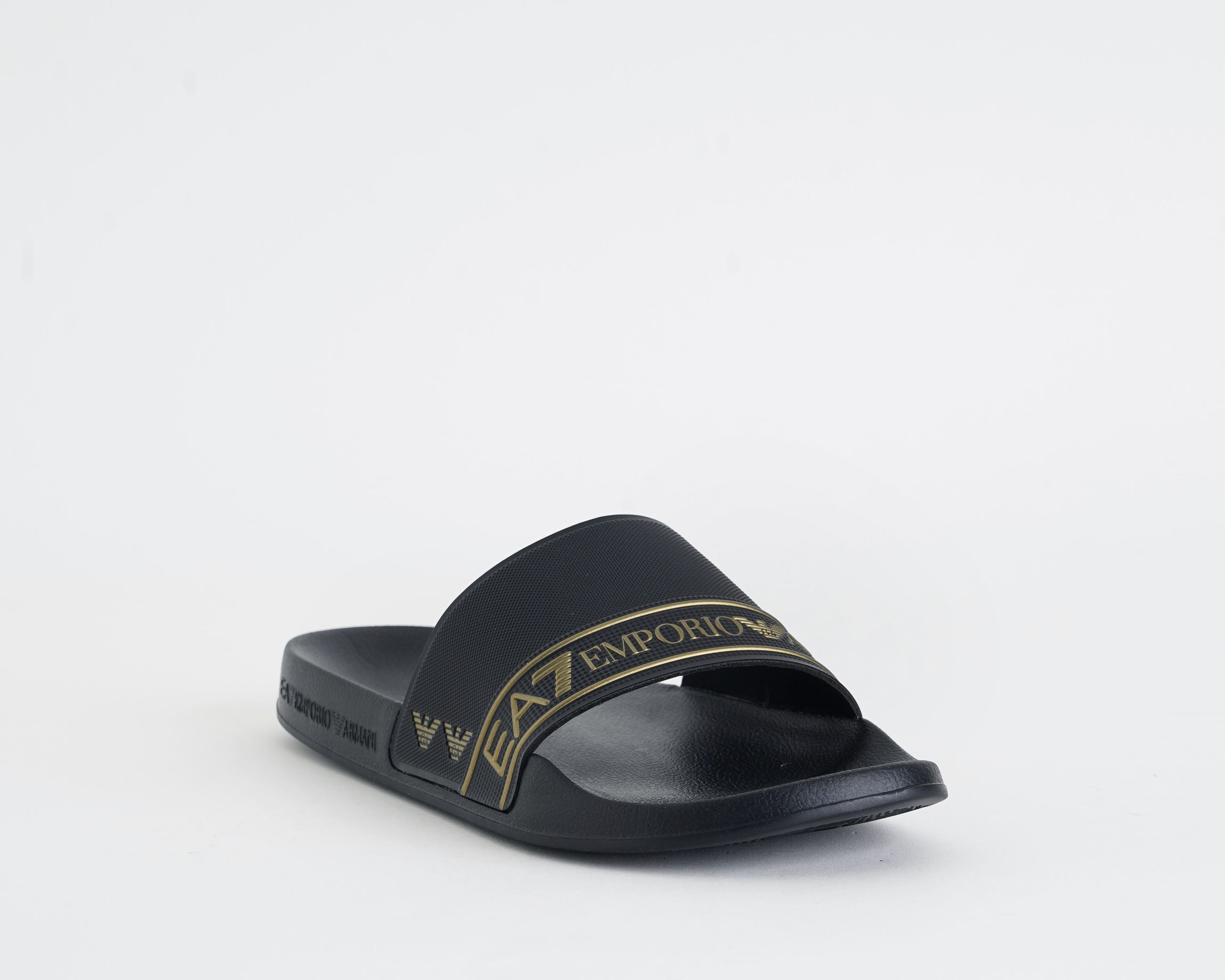 Sliders EA7 7X000110AF15128 Full Black/Gold (MC139) Unisex – EA7