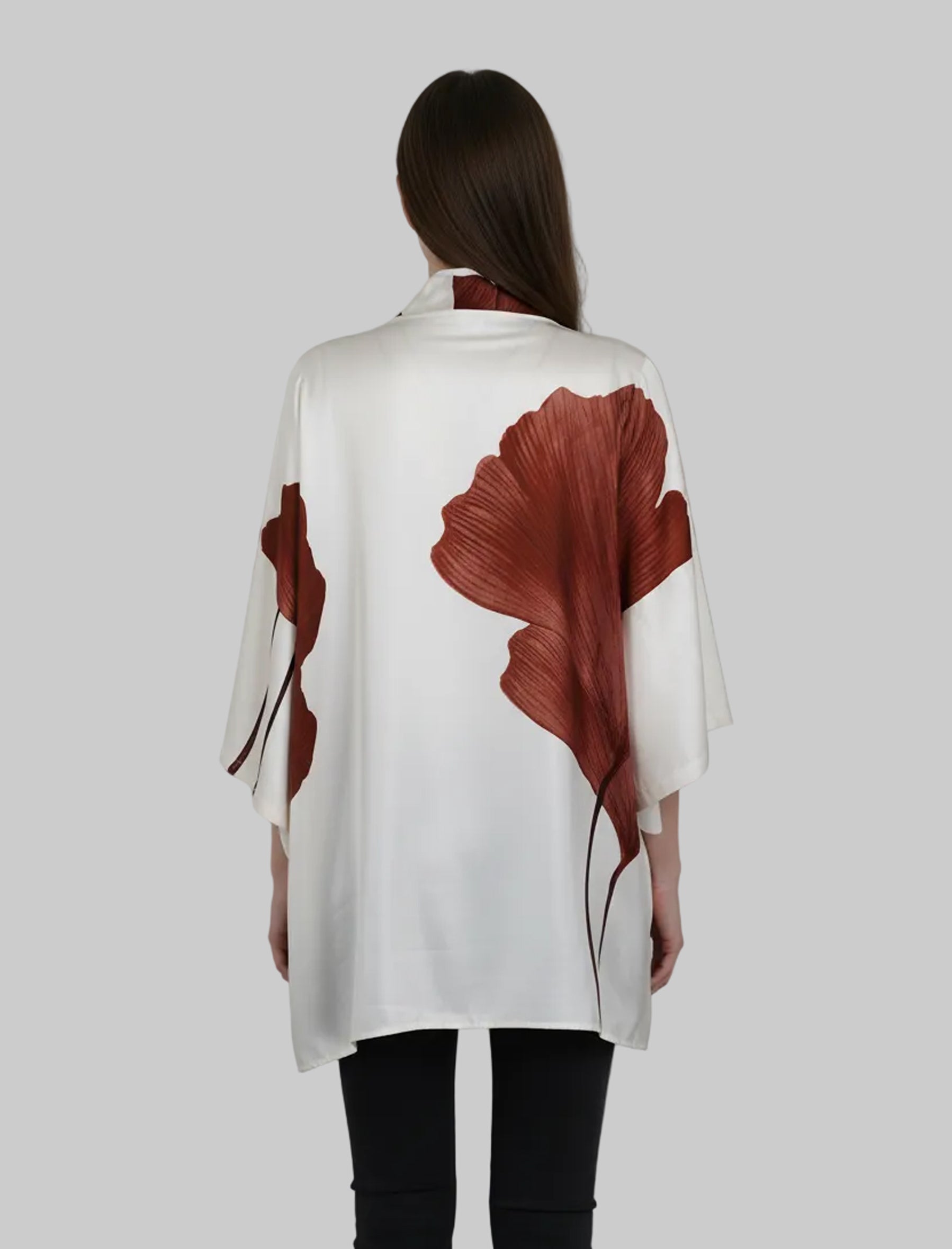 Kimono Anonyme Leaf A76SJ084 Brick 