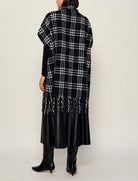 Poncho lungo Liu Jo 2F6044 T2742 Nero check