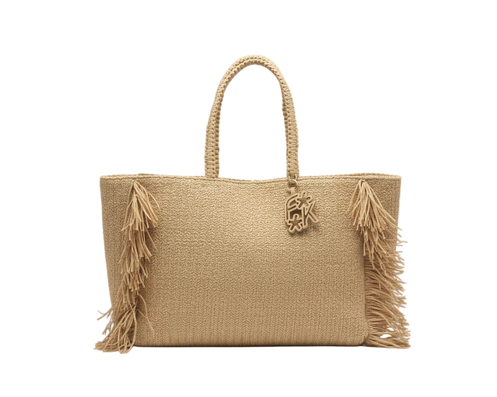 Maxi Bag in paglia F**k FA26-SW0040BG Beige Donna