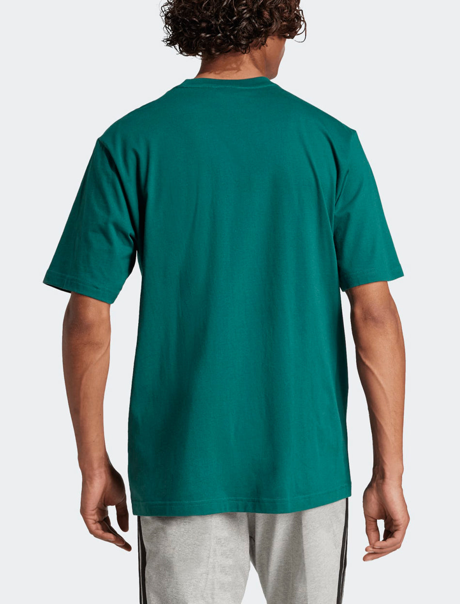 T-Shirt Adidas M Lin Sj T JE8997 collegiate green 100% cotone uomo vista posteriore