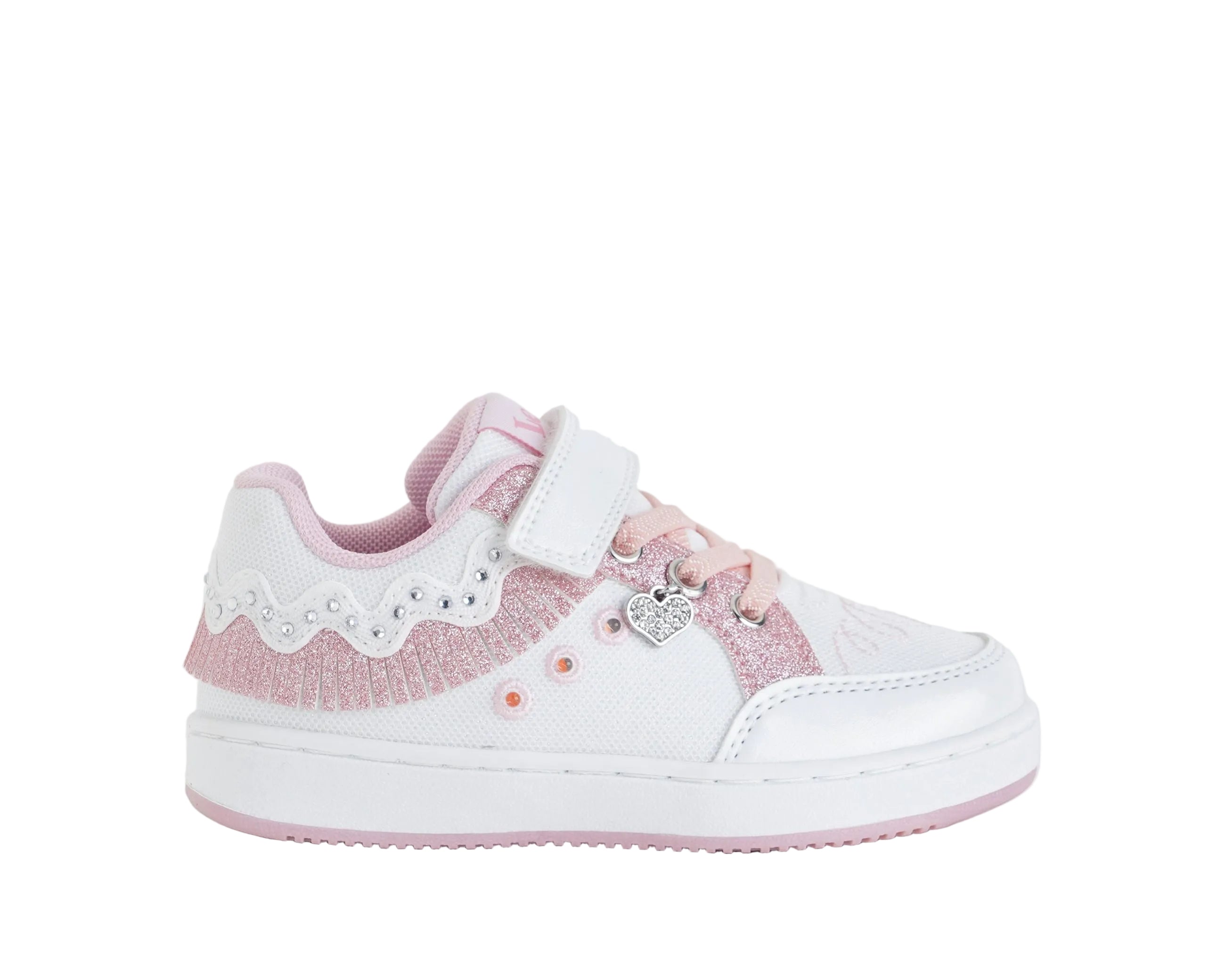 Sneakers Lelli Kelly Frangetta Mix LKAL8056A00 BI01 Bianco Bambina