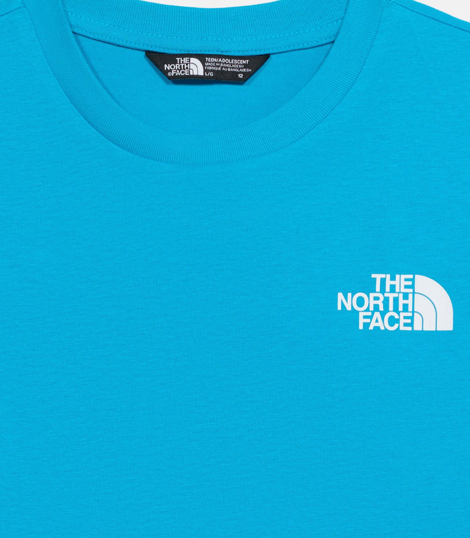 T-shirt The North Face Simple Dome Regular NF0A87T4D7R1 unisex bambino colore blu Meridian Blue