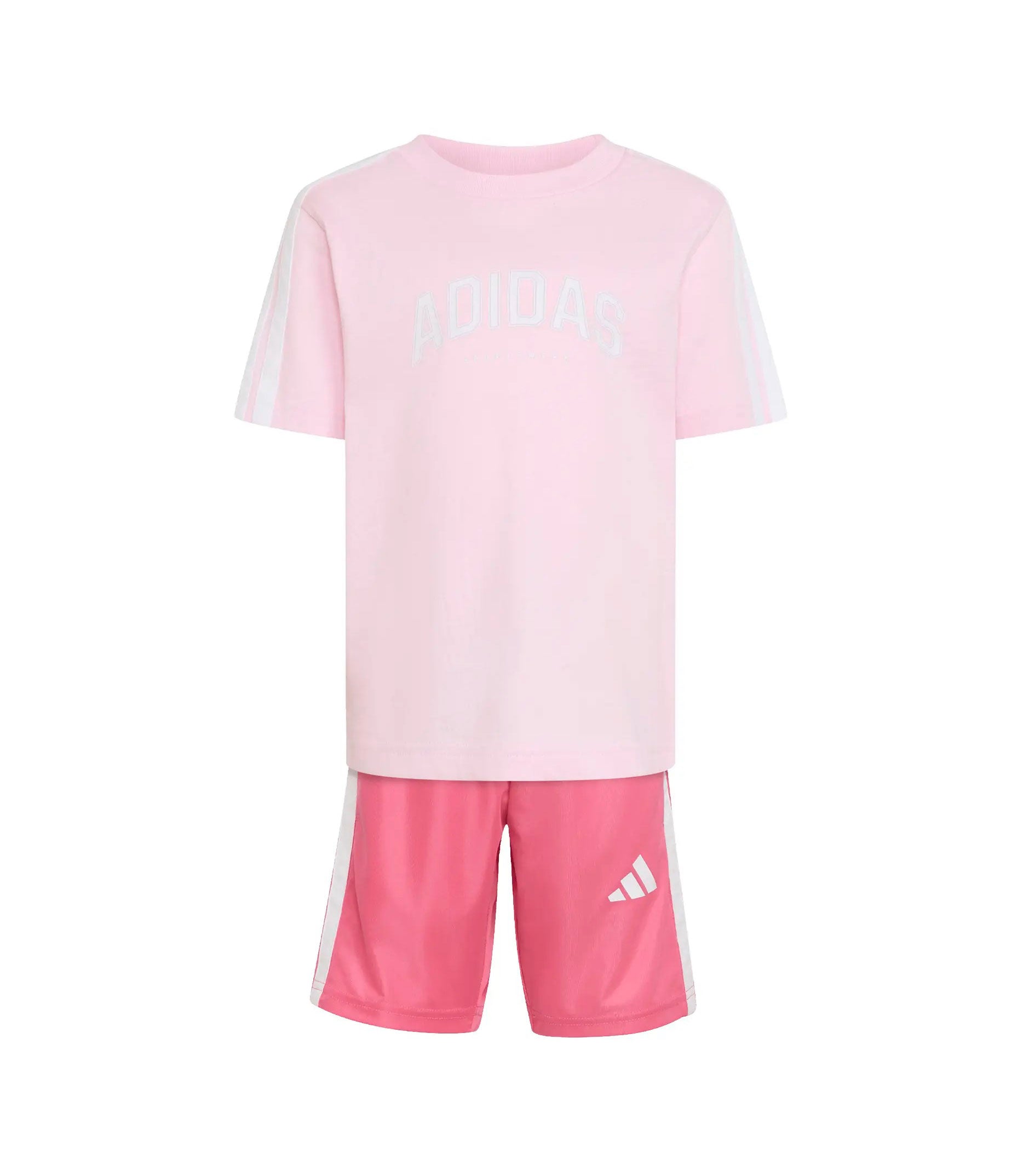 Set T-Shirt e Shorts Adidas College HZ0882 Bambina