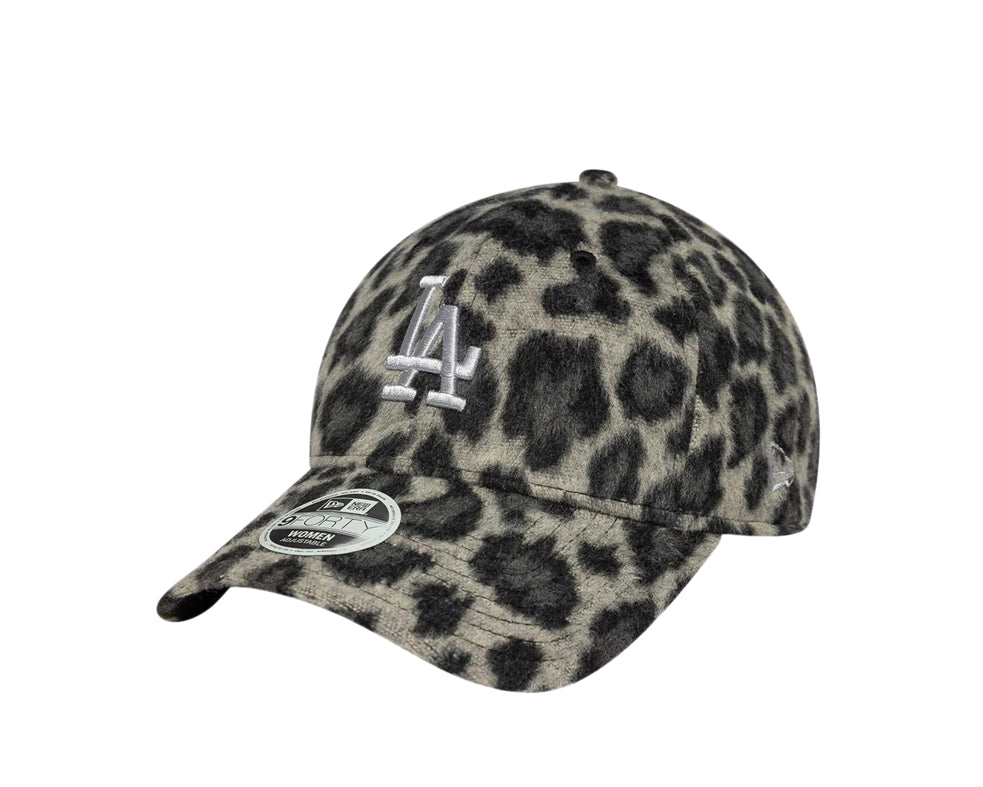 Cappello NEW ERA 9FORTY LA Dodgers MLB Cosy Animal Grey Leopard 60691313 Donna