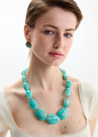 Collana Nalì Sfere In Resina EMCL1222 Turchese