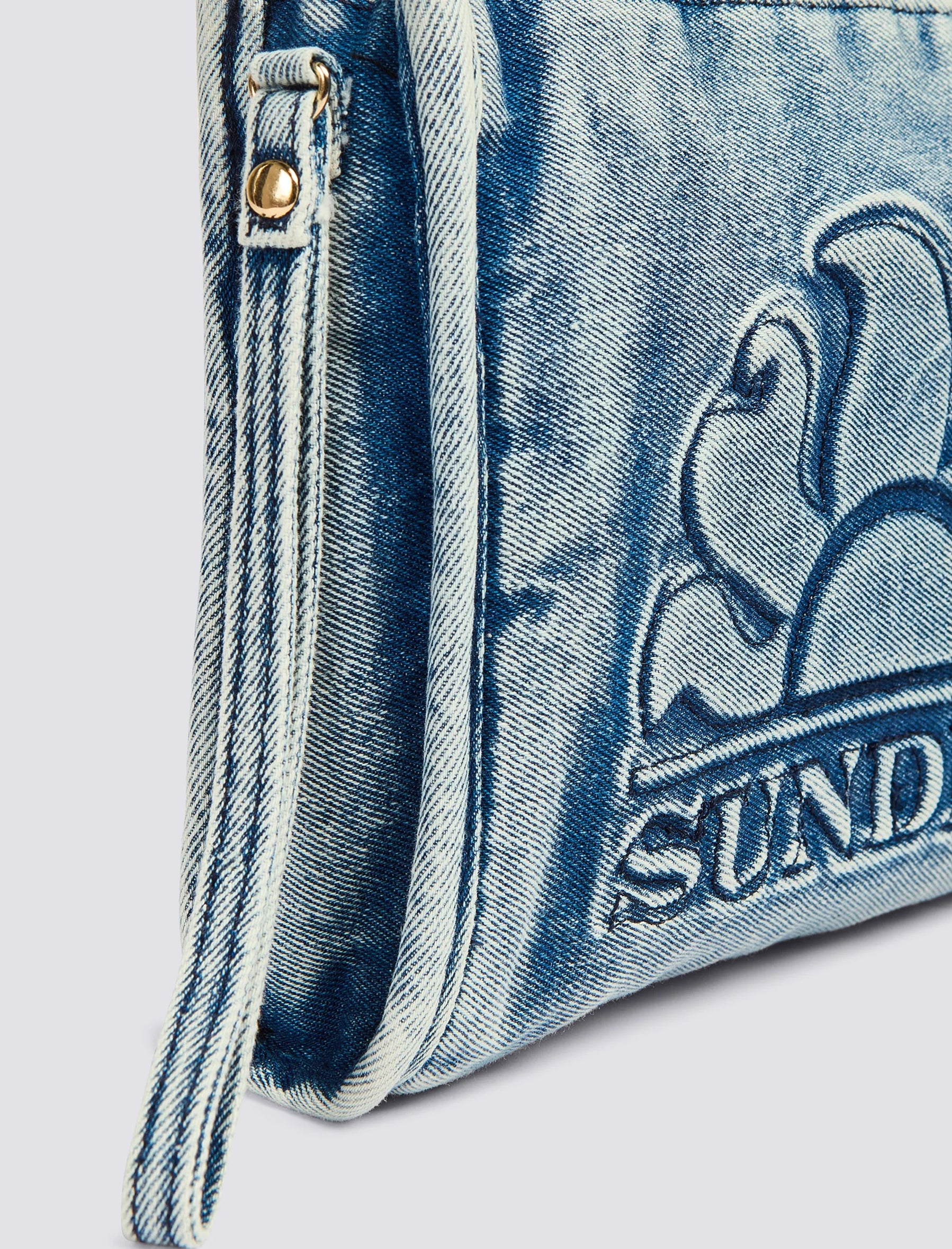Pochette in canvas Sundek AW920ABCV400 Denim