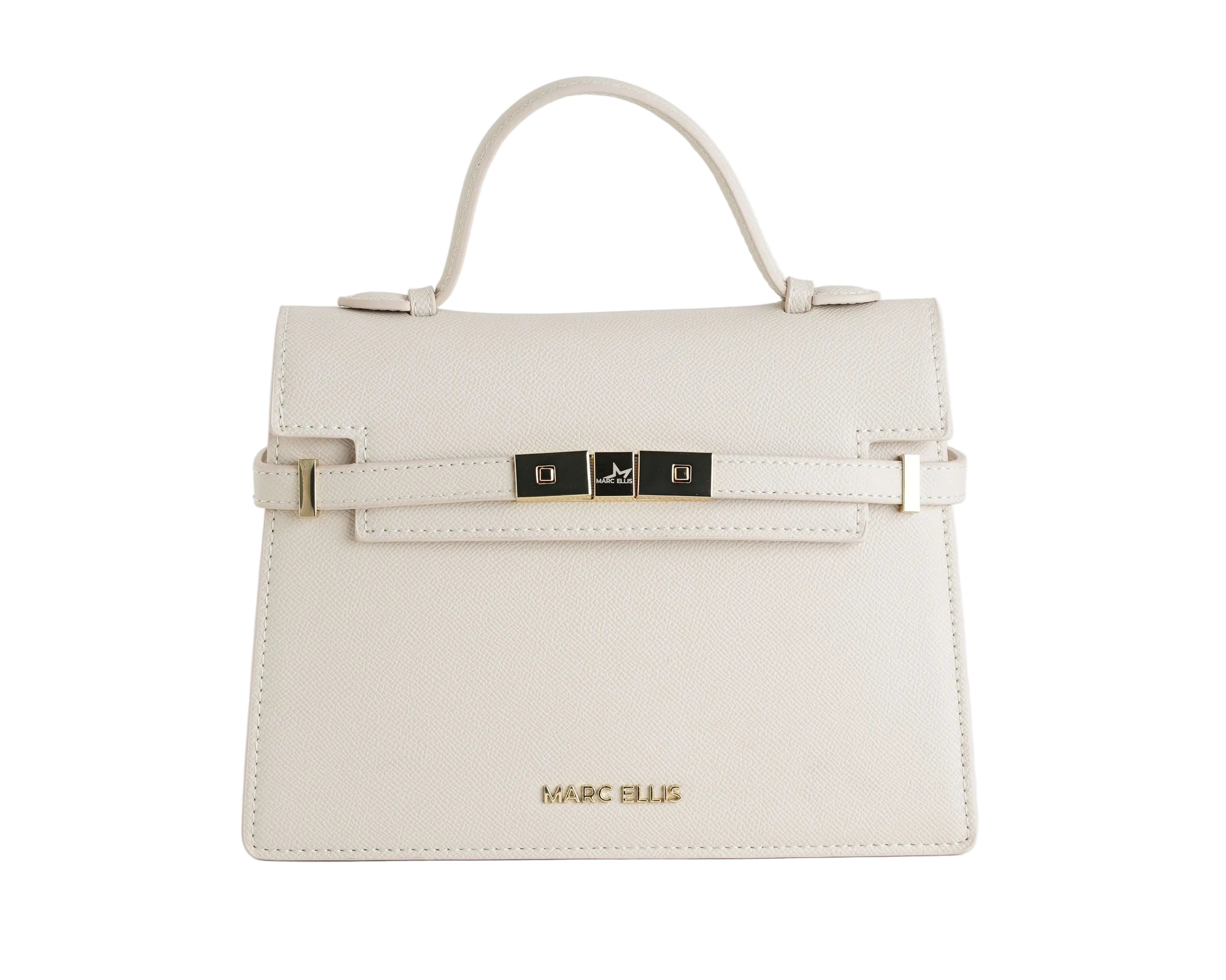 Borsa a mano Marc Ellis Around M 26 Donna Milk Light Gold - Vista frontale