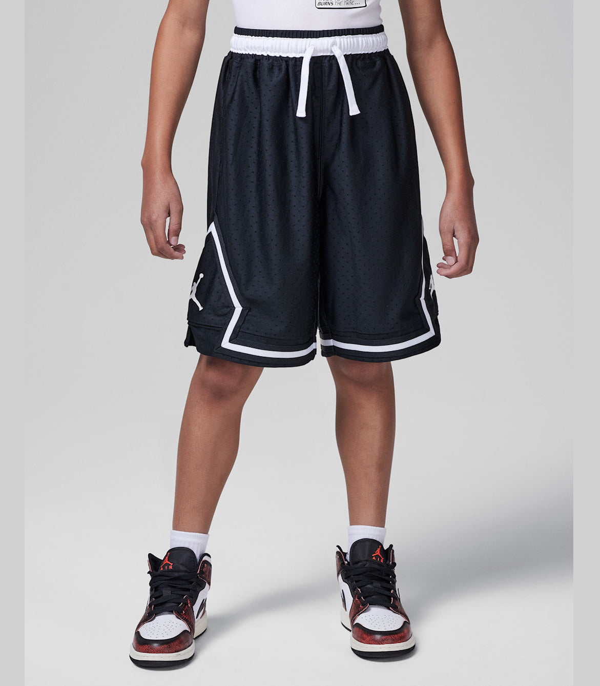 Jordan Dri-FIT Diamond Shorts Black 95D313-023 – Shorts bambino unisex mesh traspirante