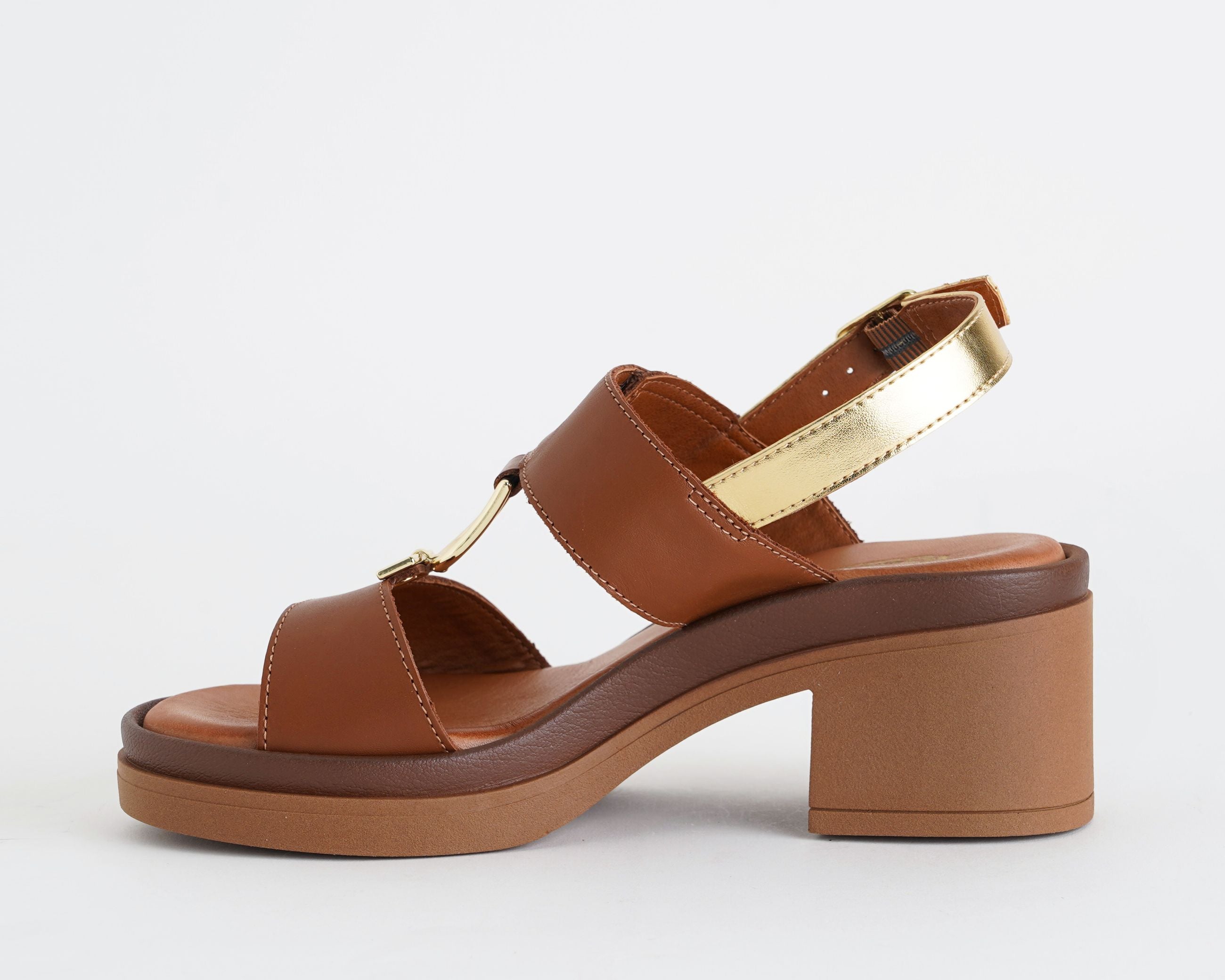IGI&CO 1193411 sandali tacco donna pelle colore Cuoio Oro