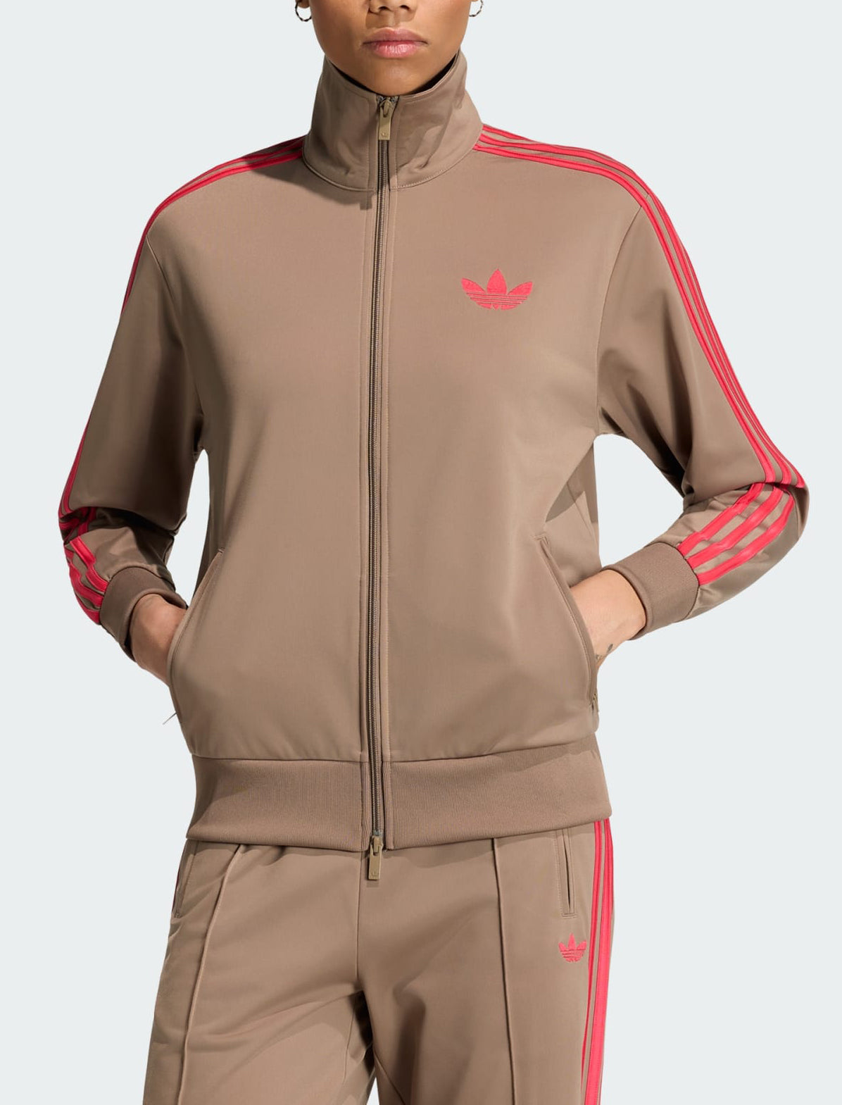 Giacca con zip Adidas Firebird KU8196 Donna
