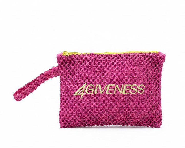 Pochette 4Giveness Ricamo 126WACPO6173 in cartapaglia Donna