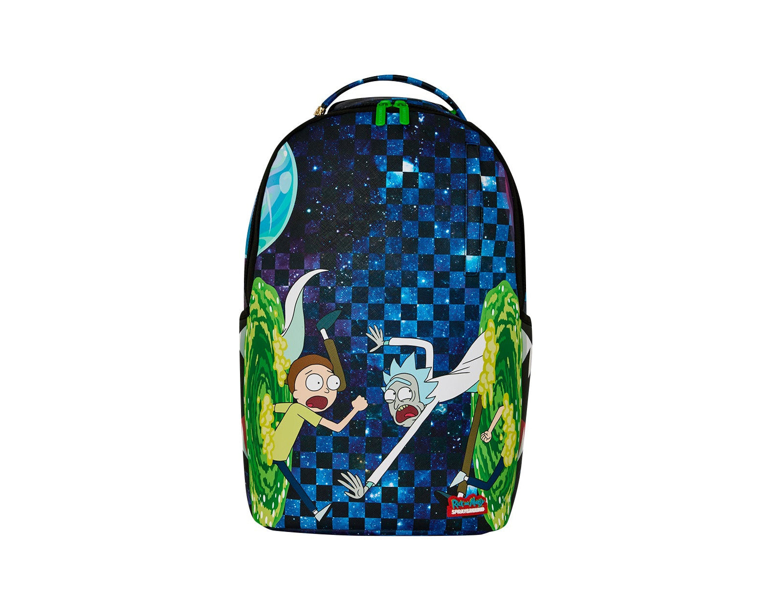 Zaino Sprayground Rick And Morty Portal Jumping Backpack 910B9082NS Unisex Uomo Donna