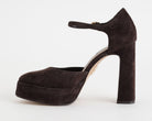 Sandalo alto Steve Madden SMSLEXIE-880 Suede Marrone Cioccolato